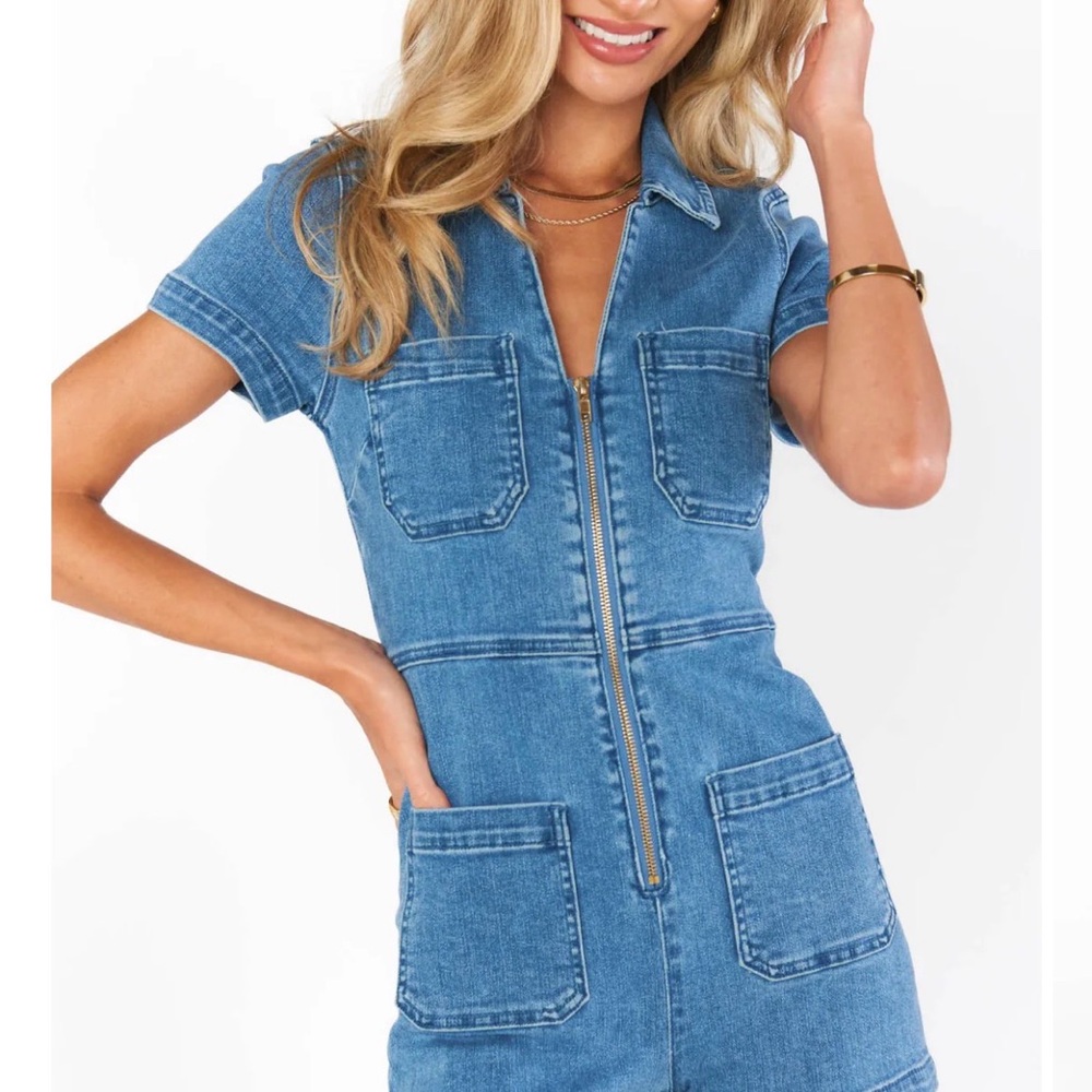 SHOW ME YOUR MUMU Denim Jumpsuit